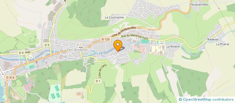 localisation de l'entreprise MONSIEUR DJAMEL BATATA à LES ANDELYS