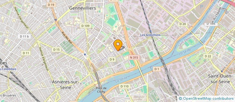 localisation de l'entreprise MONSIEUR DJAMEL BEDINE à GENNEVILLIERS