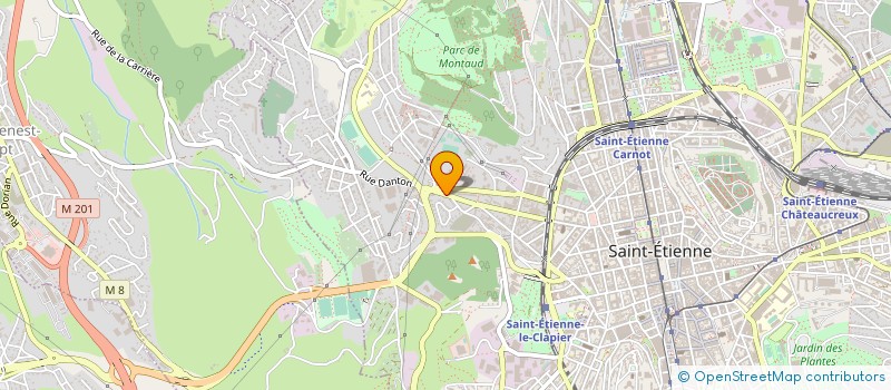 localisation de l'entreprise MONSIEUR DJAMEL BEKKA à SAINT-ETIENNE