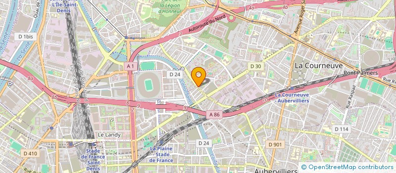 localisation de l'entreprise MONSIEUR DJAMEL BELAIB  SAINT-DENIS