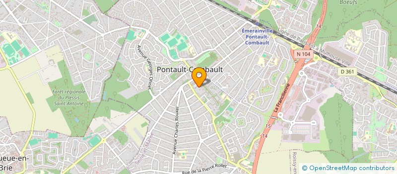 localisation de l'entreprise MONSIEUR DJAMEL BELHACHEMI à PONTAULT-COMBAULT