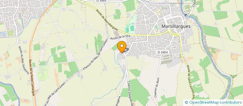 localisation de l'entreprise MONSIEUR DJAMEL BELHADJ-TAHAR à MARSILLARGUES