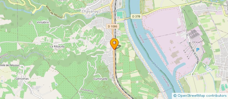 localisation de l'entreprise MONSIEUR DJAMEL BELKACEM  CHAVANAY