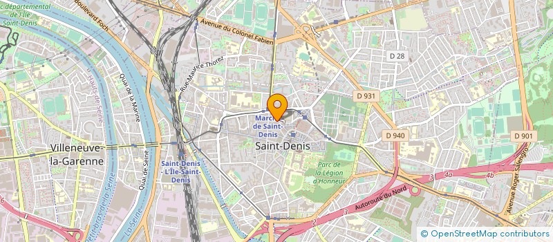 localisation de l'entreprise MONSIEUR DJAMEL BELKACEMI à SAINT-DENIS