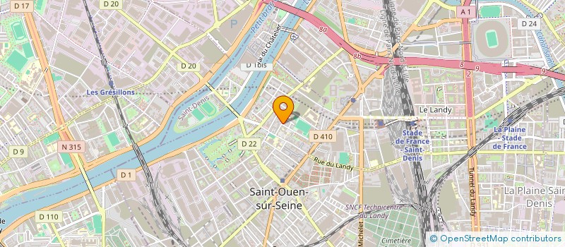 localisation de l'entreprise MONSIEUR DJAMEL BELKHIRI à SAINT-OUEN-SUR-SEINE