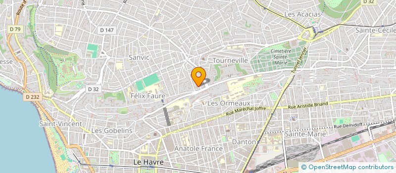 localisation de l'entreprise MONSIEUR DJAMEL BELLOUA  LE HAVRE