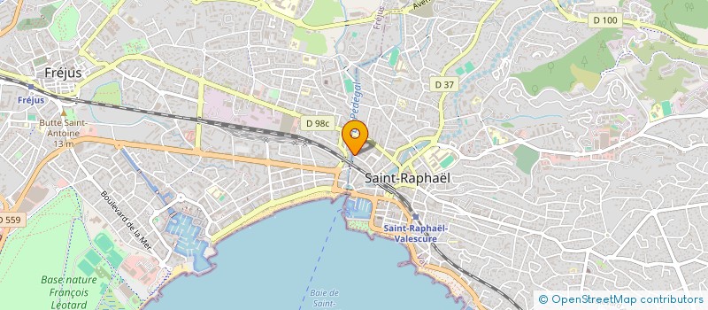 localisation de l'entreprise MONSIEUR DJAMEL BELOUAZANI  SAINT-RAPHAEL