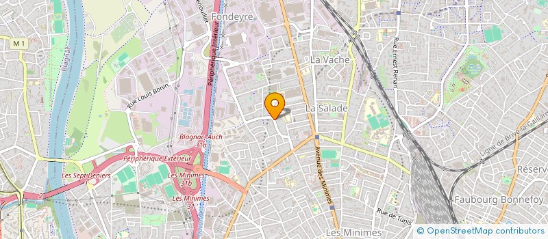 localisation de l'entreprise MONSIEUR DJAMEL BENAMA à TOULOUSE