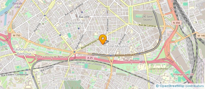 localisation de l'entreprise MONSIEUR DJAMEL BENKADDOUR à LILLE