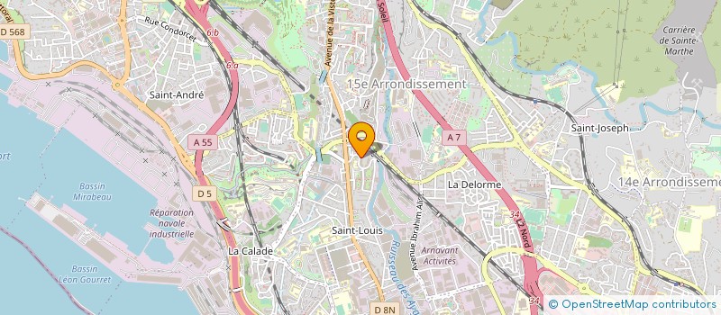localisation de l'entreprise MONSIEUR DJAMEL BENMAGHNIA à MARSEILLE