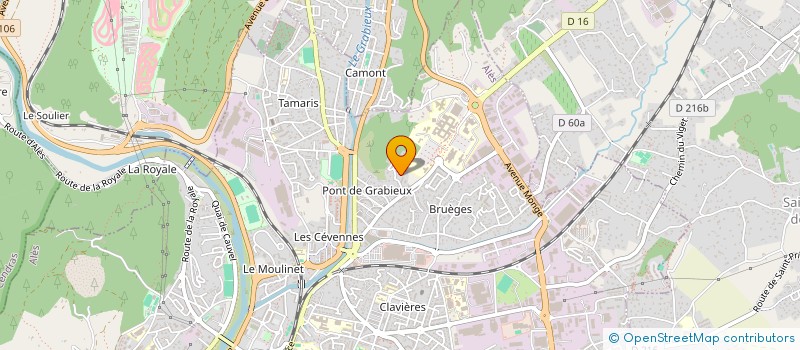 localisation de l'entreprise MONSIEUR DJAMEL BENMEZIANE à ALES