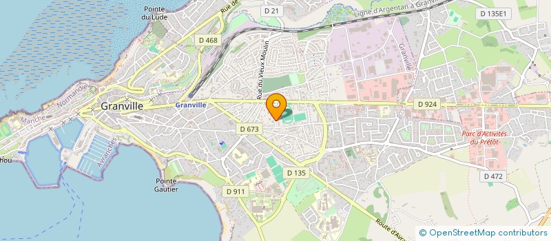 localisation de l'entreprise MONSIEUR DJAMEL BENMOHAMED  GRANVILLE