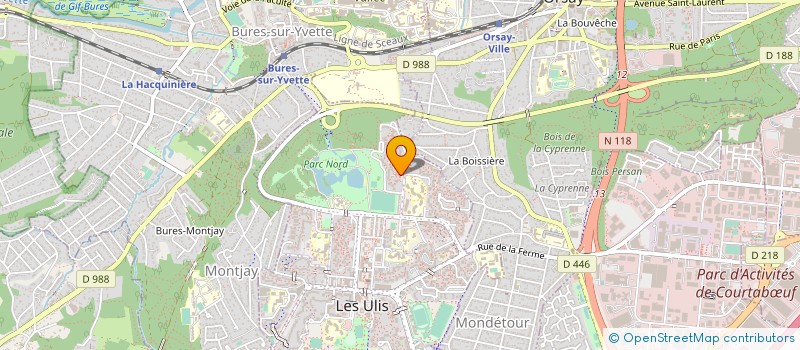 localisation de l'entreprise MONSIEUR DJAMEL BENREDJEM à LES ULIS