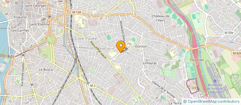 localisation de l'entreprise MONSIEUR DJAMEL BENSAADA  TOULOUSE