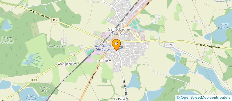 localisation de l'entreprise MONSIEUR DJAMEL BENSALEM  SAINT-ANDRE-DE-CORCY