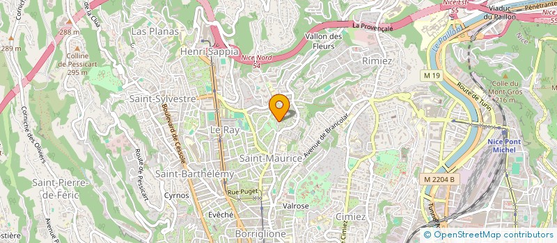 localisation de l'entreprise MONSIEUR DJAMEL BENSMAIA à NICE