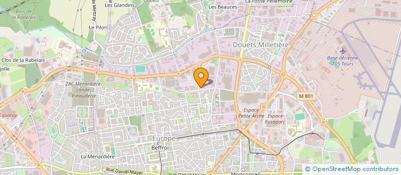 localisation de l'entreprise MONSIEUR DJAMEL BESSEGHIR  TOURS