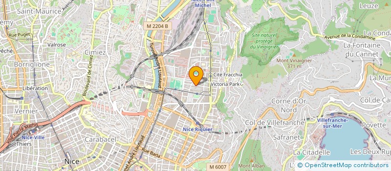 localisation de l'entreprise MONSIEUR DJAMEL BOUADLA à NICE