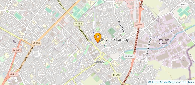 localisation de l'entreprise MONSIEUR DJAMEL BOUCHERIM  LYS-LEZ-LANNOY