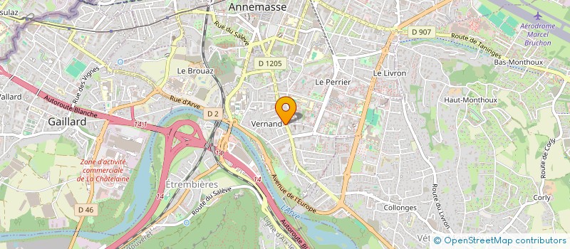 localisation de l'entreprise MONSIEUR DJAMEL BOUDRI à ANNEMASSE
