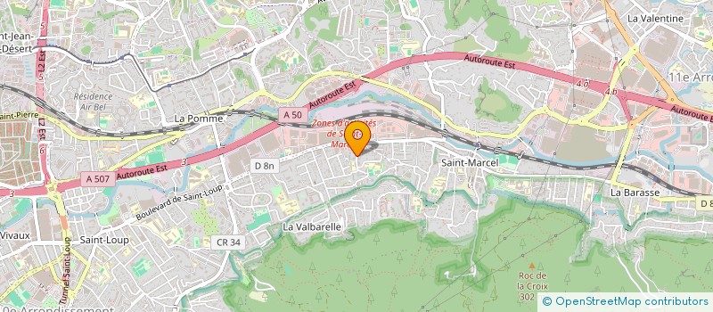 localisation de l'entreprise MONSIEUR DJAMEL BOUHACHICHA  MARSEILLE