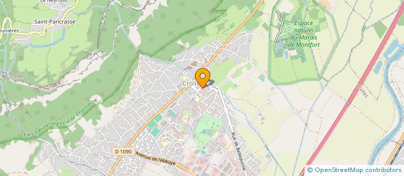 localisation de l'entreprise MONSIEUR DJAMEL BOUHALI  CROLLES