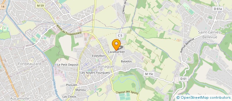 localisation de l'entreprise MONSIEUR DJAMEL BOUKHEDIMI  LAUNAGUET