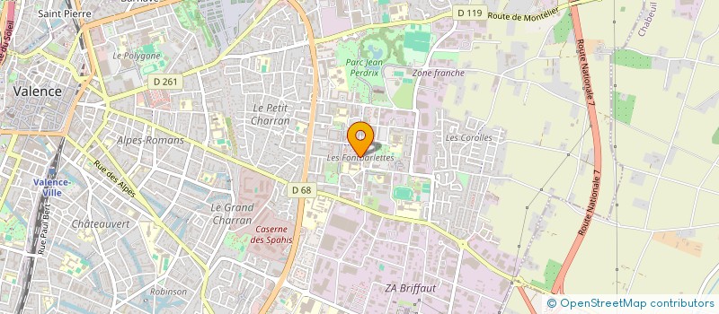 localisation de l'entreprise MONSIEUR DJAMEL BOUSSEDJRA  VALENCE