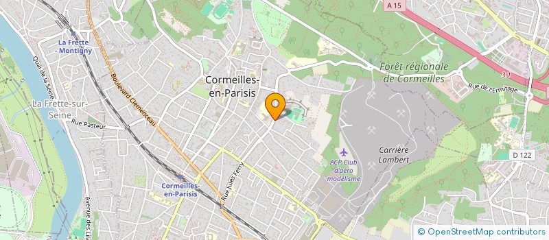 localisation de l'entreprise MONSIEUR DJAMEL BOUZIANE  CORMEILLES-EN-PARISIS