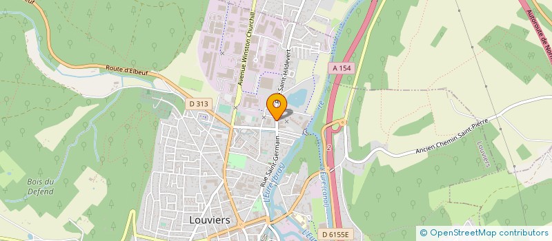 localisation de l'entreprise MONSIEUR DJAMEL BRAIK  LOUVIERS