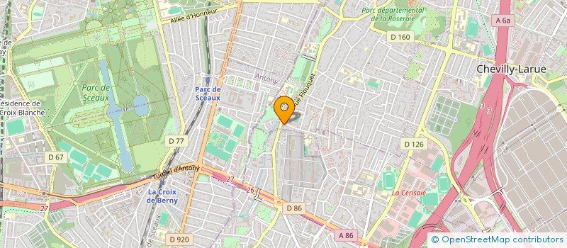 localisation de l'entreprise MONSIEUR DJAMEL CHAIBELAINE  L'HAY-LES-ROSES