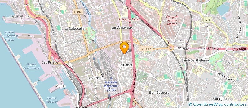 localisation de l'entreprise MONSIEUR DJAMEL CHEKHCHOUK à MARSEILLE