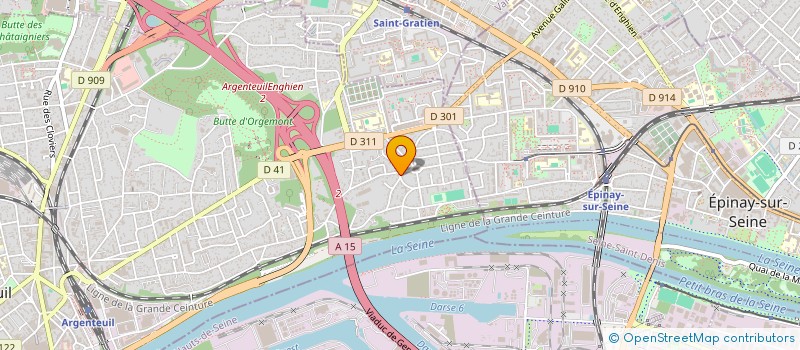 localisation de l'entreprise MONSIEUR DJAMEL CHEKIMA  ARGENTEUIL