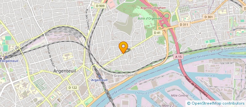 localisation de l'entreprise MONSIEUR DJAMEL CHENA  ARGENTEUIL