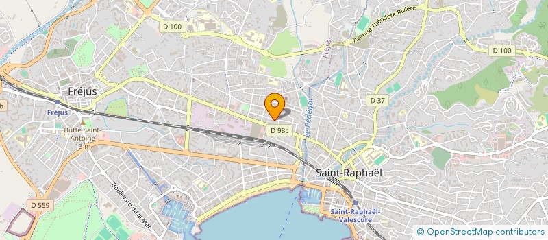 localisation de l'entreprise MONSIEUR DJAMEL CHETOUH à FREJUS