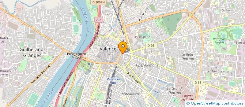 localisation de l'entreprise MONSIEUR DJAMEL CHIKHI à VALENCE