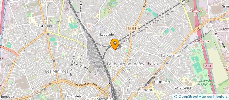 localisation de l'entreprise MONSIEUR DJAMEL CHOUITEH  TOULOUSE