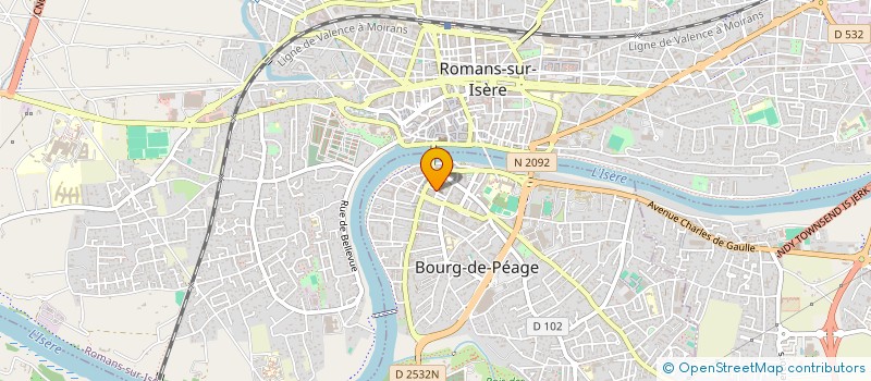 localisation de l'entreprise MONSIEUR DJAMEL DAHMOUL à BOURG-DE-PEAGE
