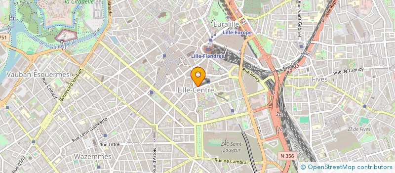 localisation de l'entreprise MONSIEUR DJAMEL DEBUICHE à LILLE