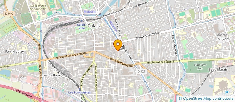 localisation de l'entreprise MONSIEUR DJAMEL DELLIL à CALAIS