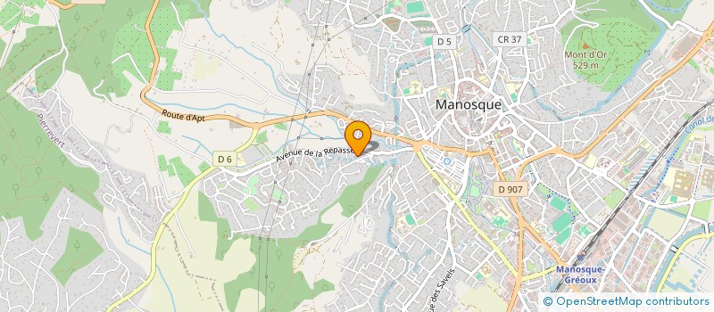 localisation de l'entreprise MONSIEUR DJAMEL DJAAFRI à MANOSQUE