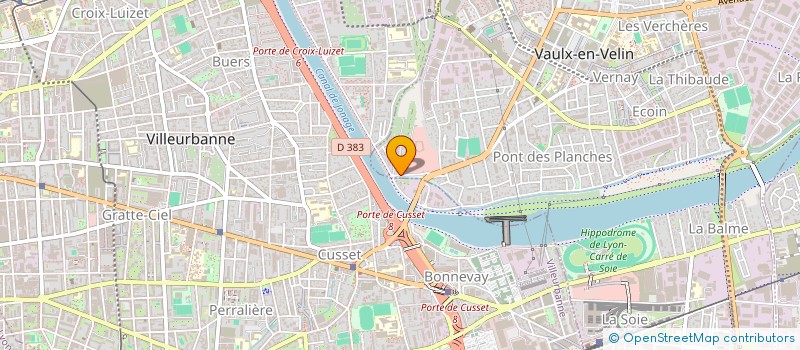 localisation de l'entreprise MONSIEUR DJAMEL DJELTI  VAULX-EN-VELIN