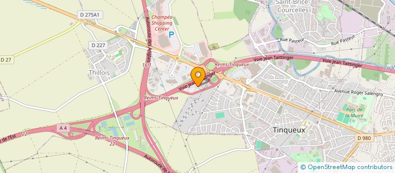 localisation de l'entreprise MONSIEUR DJAMEL EDDINE BELDJERD  THILLOIS