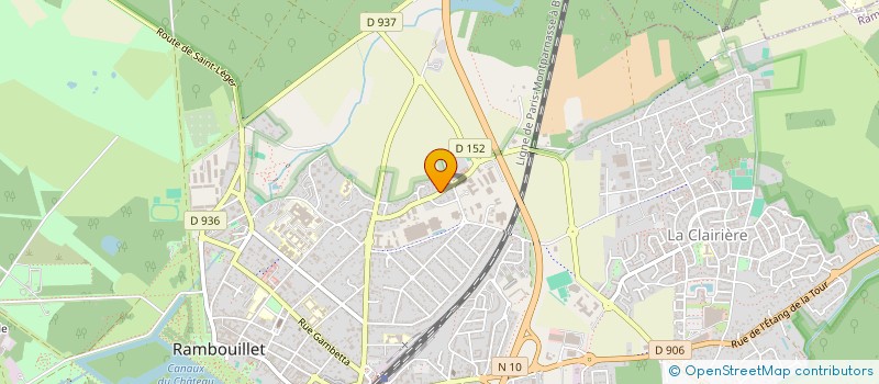 localisation de l'entreprise MONSIEUR DJAMEL-EDDINE BENABID  RAMBOUILLET