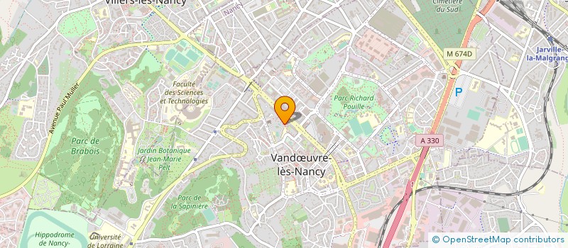 localisation de l'entreprise MONSIEUR DJAMEL EDDINE BOUHAMRI  VANDUVRE-LES-NANCY