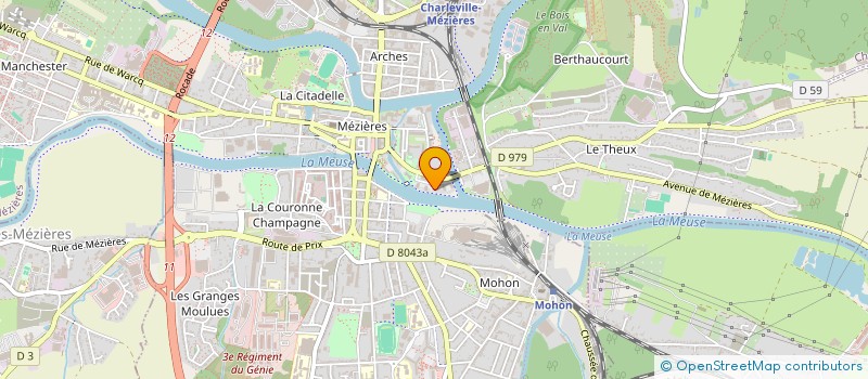 localisation de l'entreprise MONSIEUR DJAMEL EDDINE DERRER à CHARLEVILLE-MEZIERES