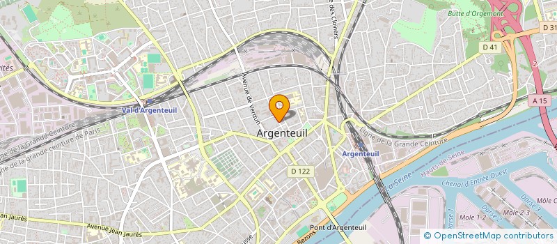 localisation de l'entreprise MONSIEUR DJAMEL EL BEY  ARGENTEUIL