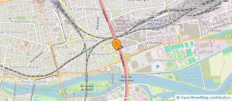 localisation de l'entreprise MONSIEUR DJAMEL FAIZ  TOURS