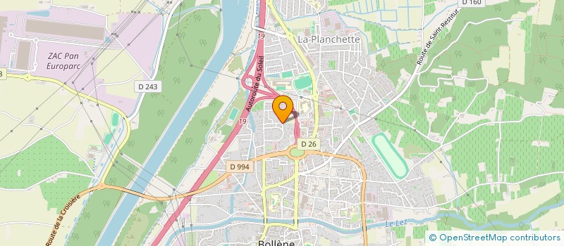 localisation de l'entreprise MONSIEUR DJAMEL FEDAILAINE à BOLLENE