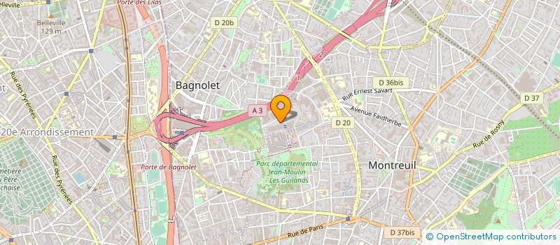 localisation de l'entreprise MONSIEUR DJAMEL GABES à BAGNOLET